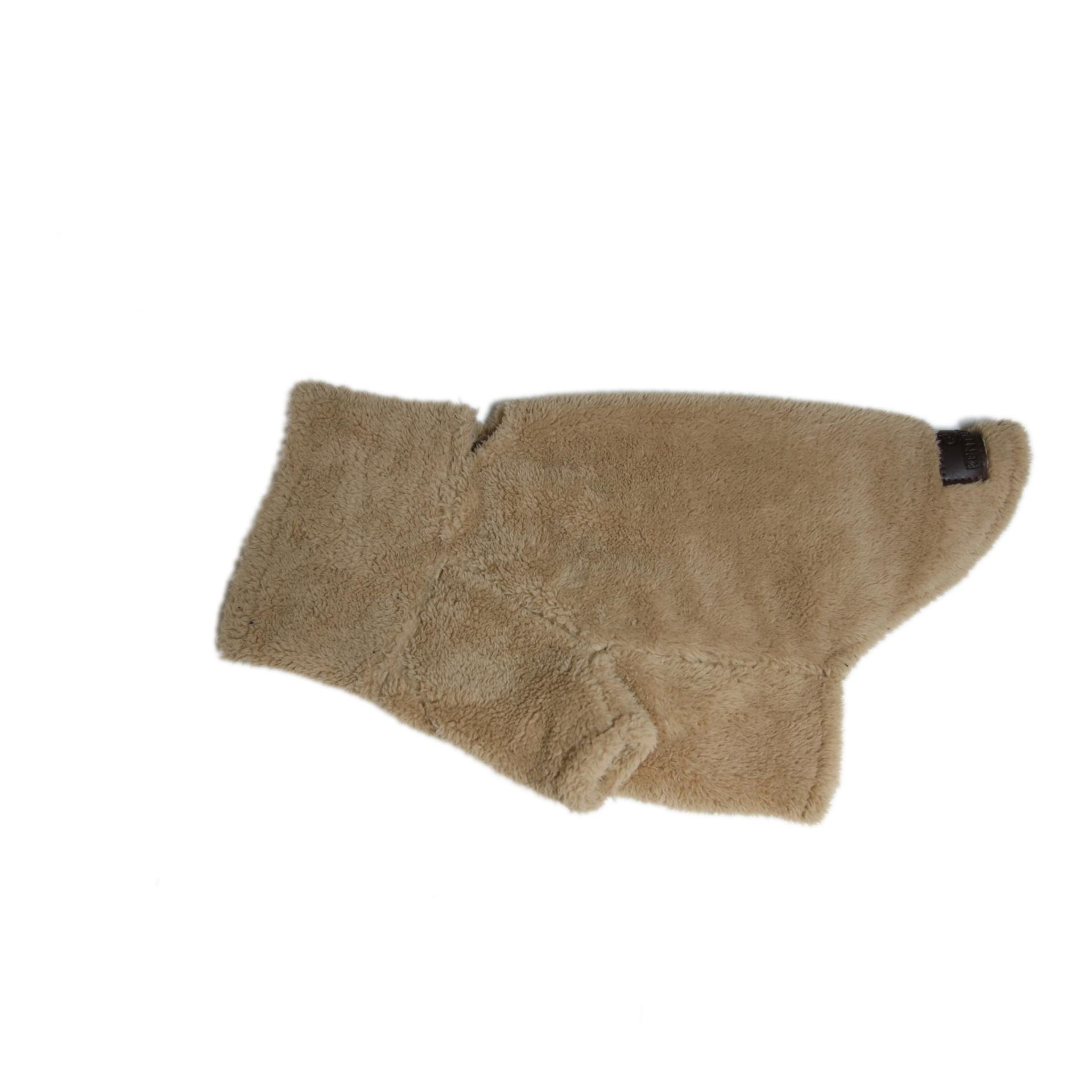 Hundepullover Teddy Fleece - beige
