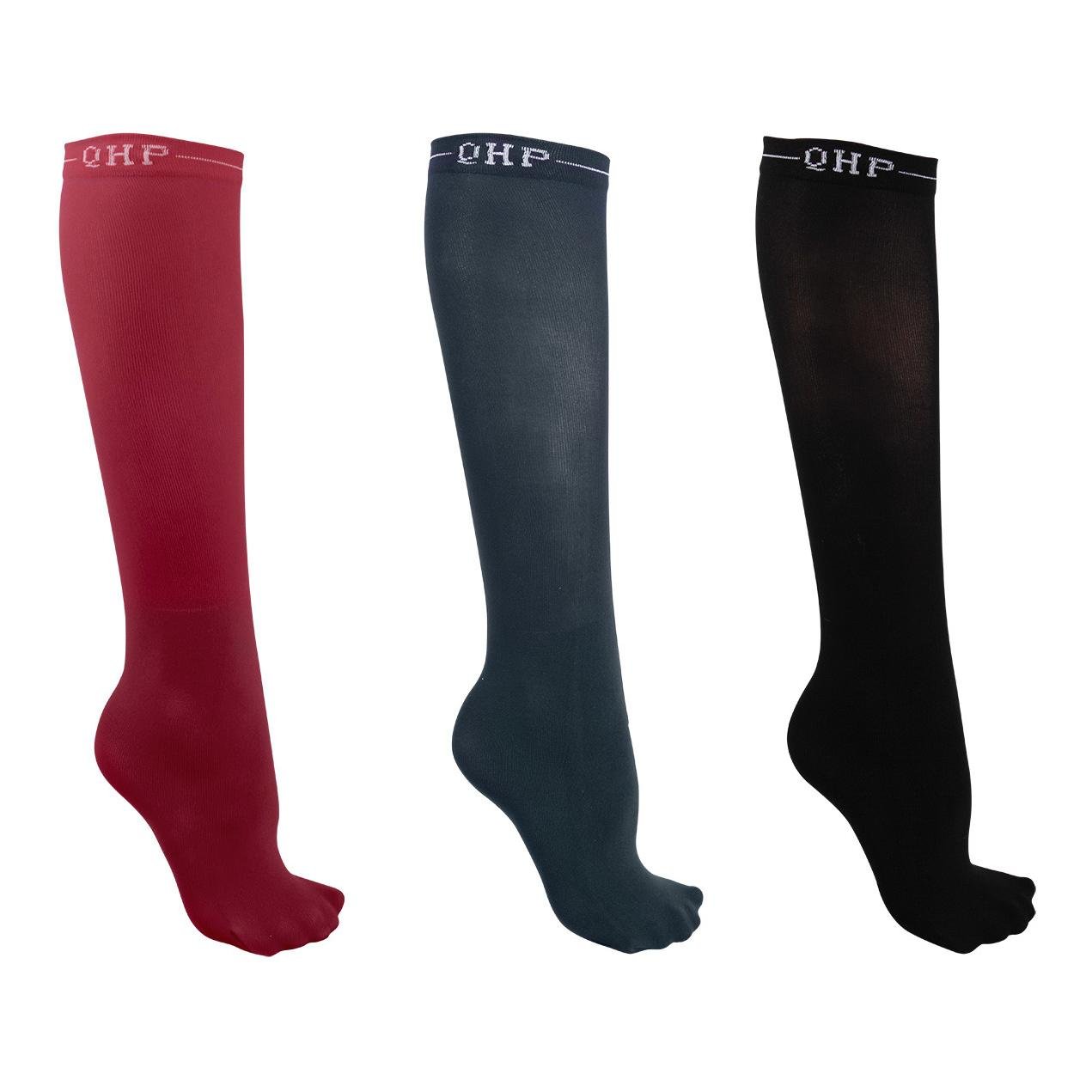 Image of QHP Kniestrümpfe Color (3er Set) - Luxury bei Hauptner.ch