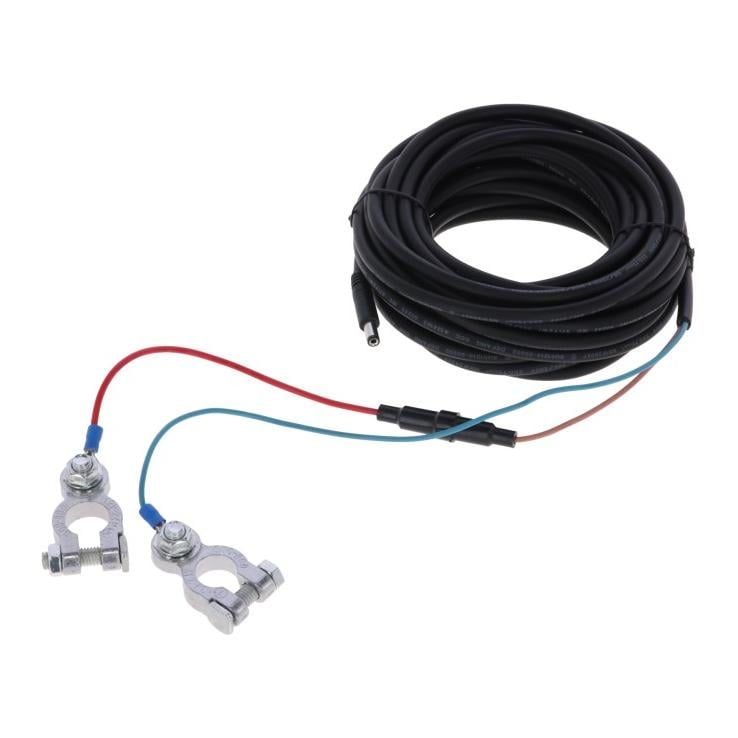 Batteriekabel Klinkenstecker, +/- Schraubklemmen