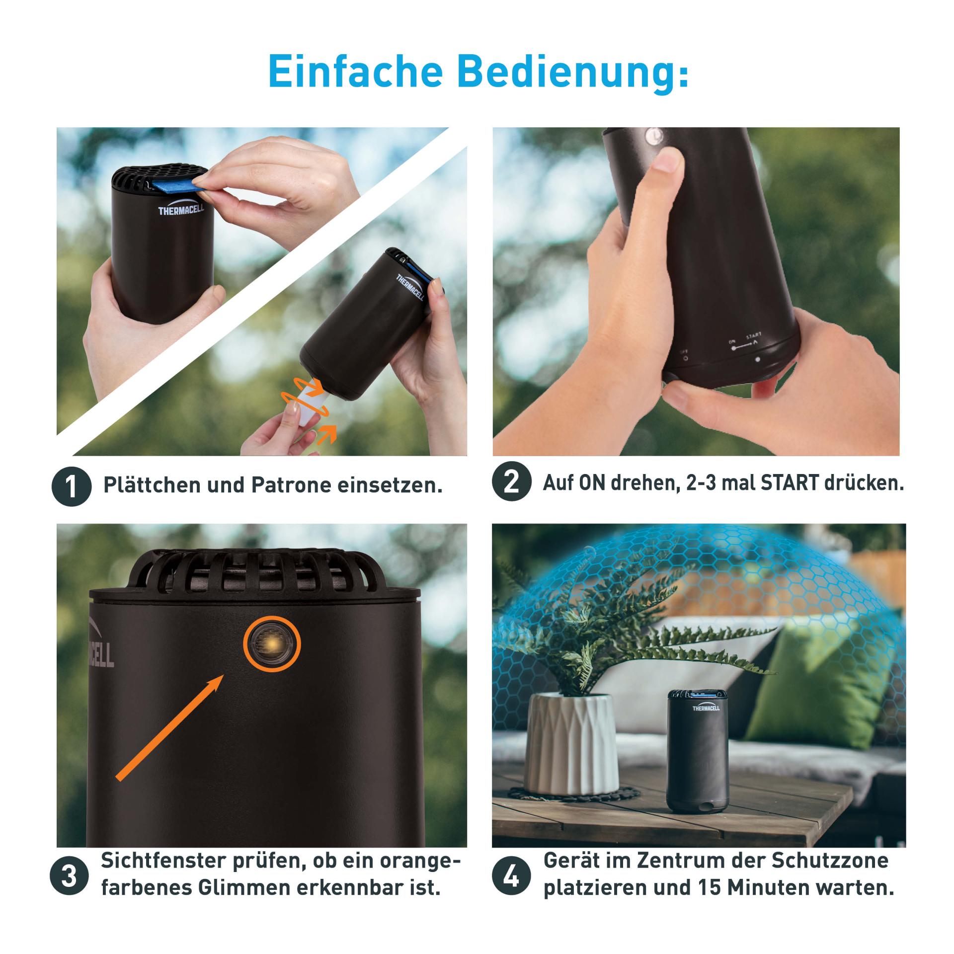 Stechmückenschutzgerät HALOmini - Graphite