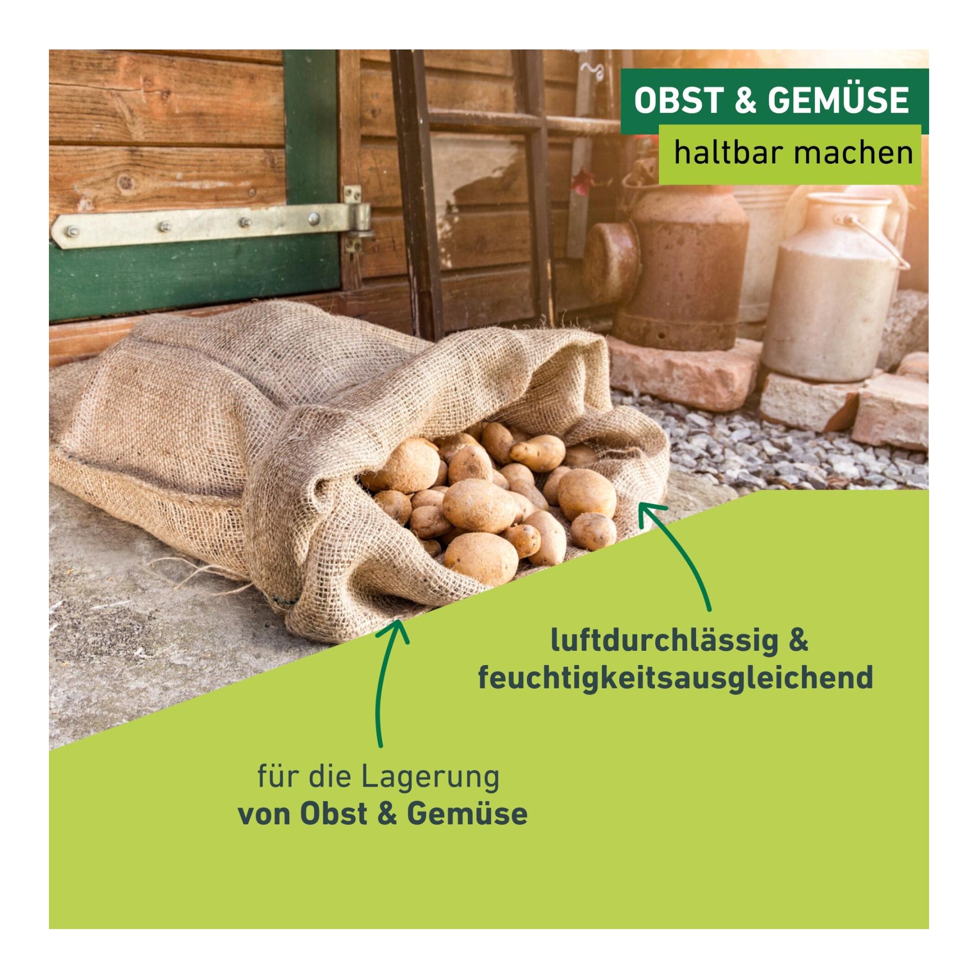 Windhager Jute Sack natur ÖKO 