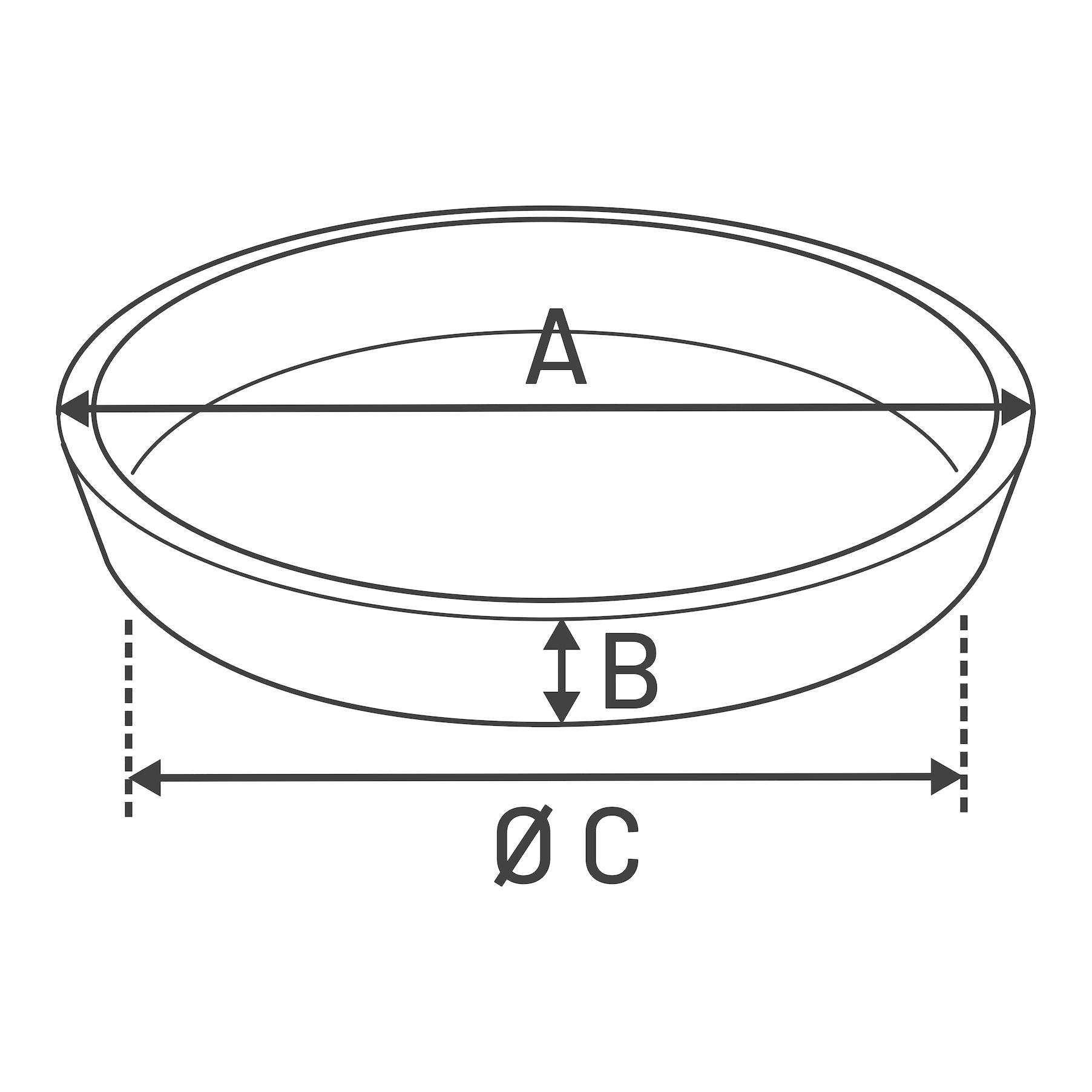 Futter-und Trinknapf Nala oval