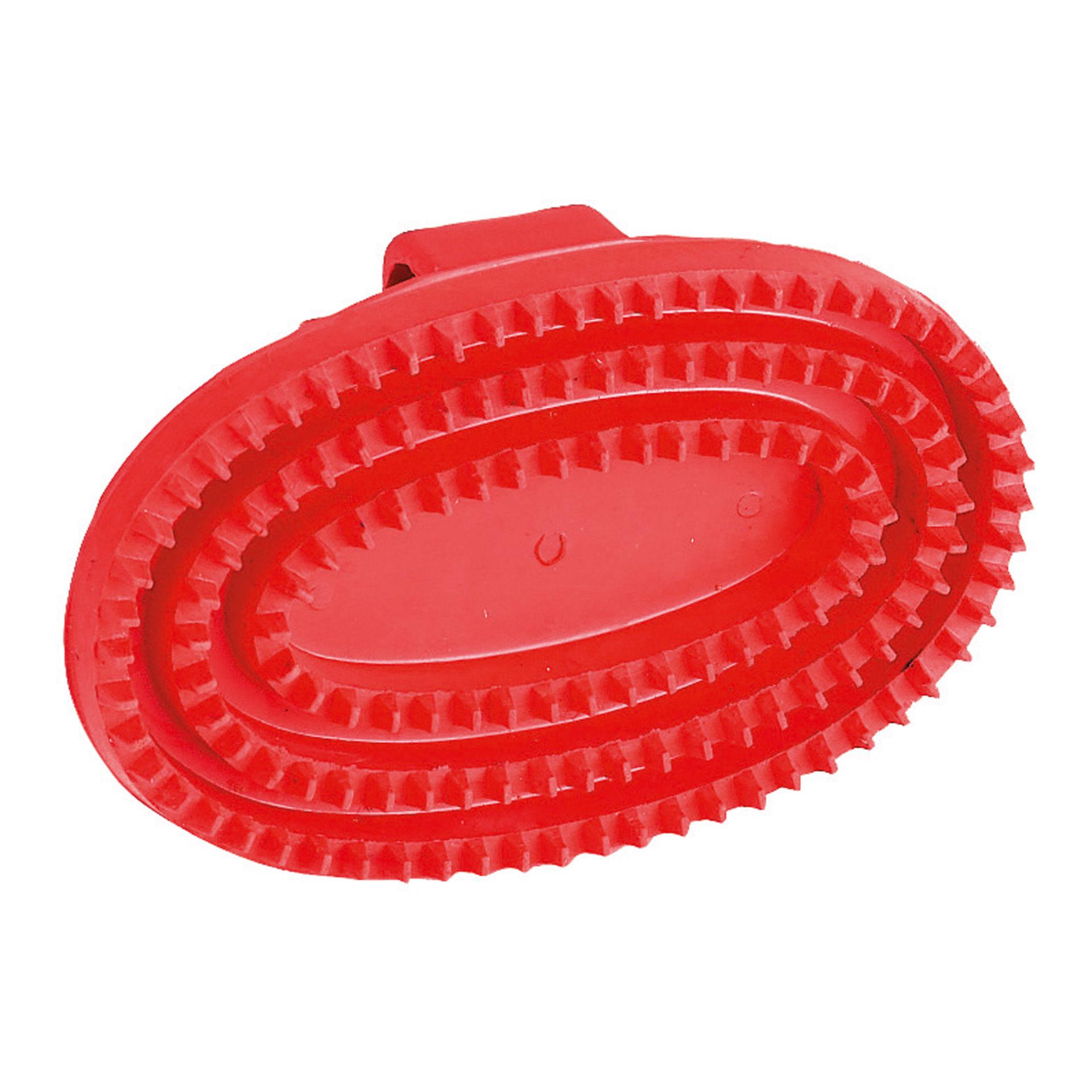 Étrille en caoutchouc - rouge