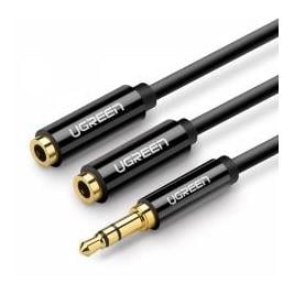 Image of Ugreen 3.5mm Stereo Audio Splitter - Schwarz bei Hauptner.ch