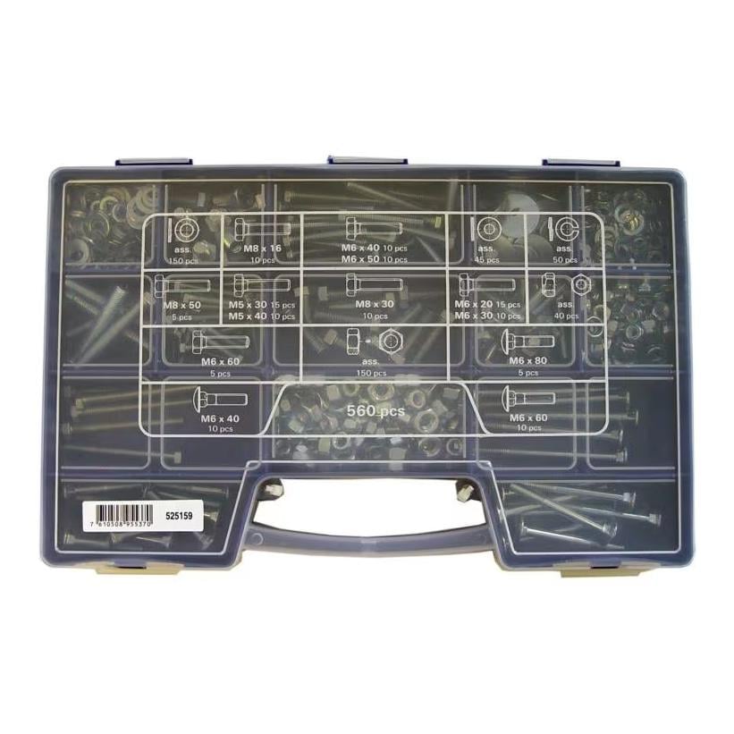 Metallschraubenkoffer 560St