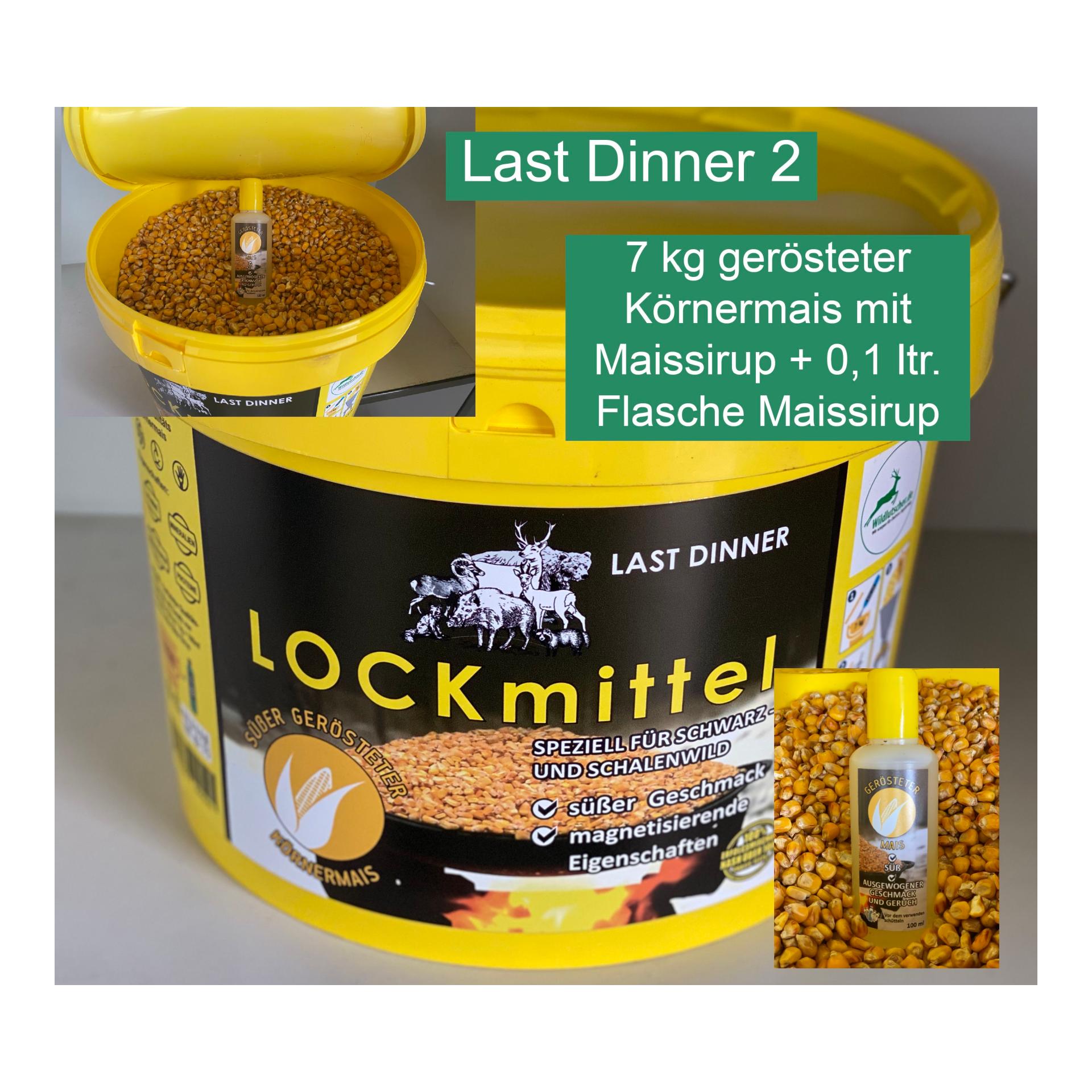 Last Dinner Nr. 2 Gerösteter Mais mit gesüßten Mais Sirup