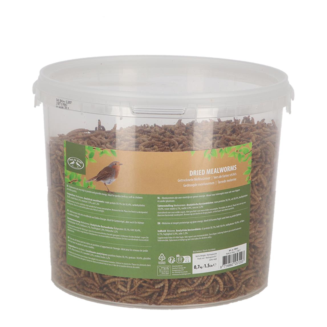 Getrocknete Mehlwürmer