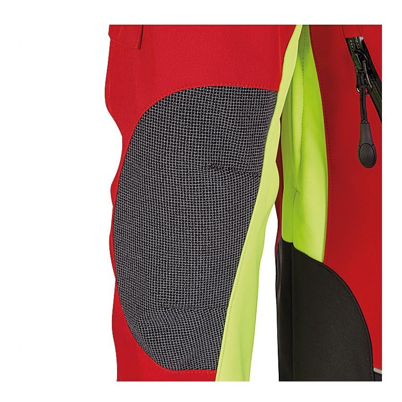 X-treme Shell Softshelljacke - rot/gelb