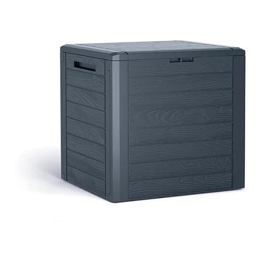 Gartentruhe Woodebox anthrazit