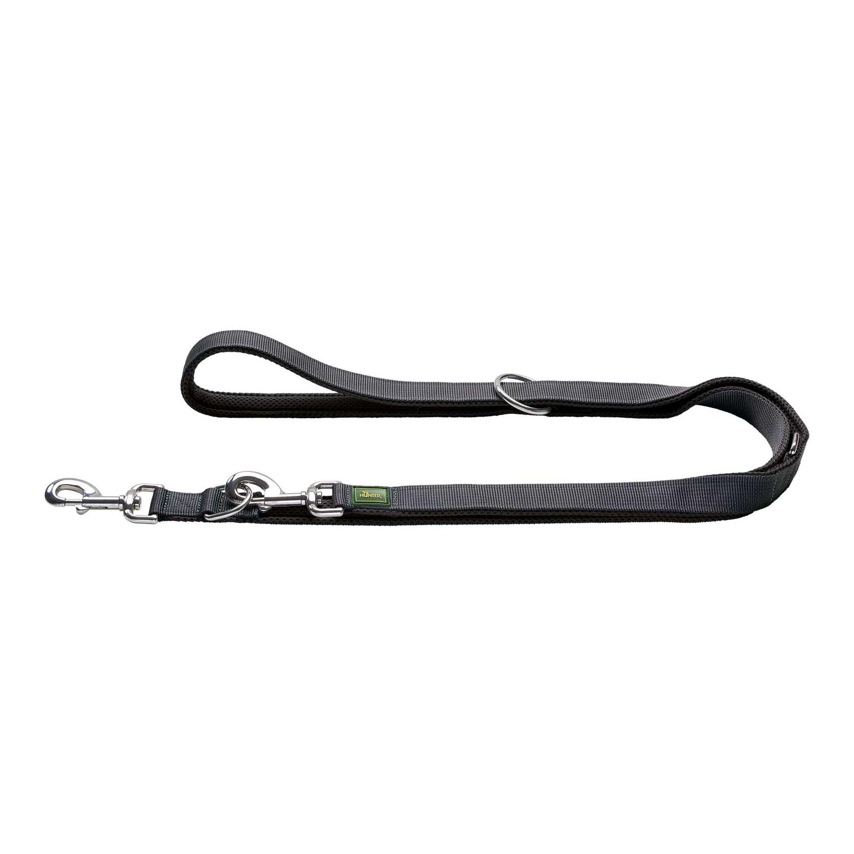 Verstellbare Leine Maldon - schwarz/grau