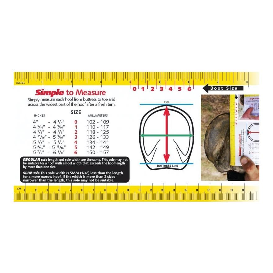 Hufschuhe Trek Slim (Paar)