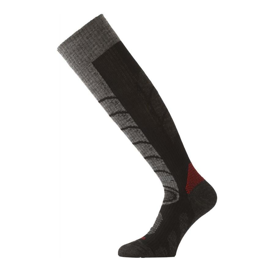 SWE Merino SKI-Socken - schwarz-grau
