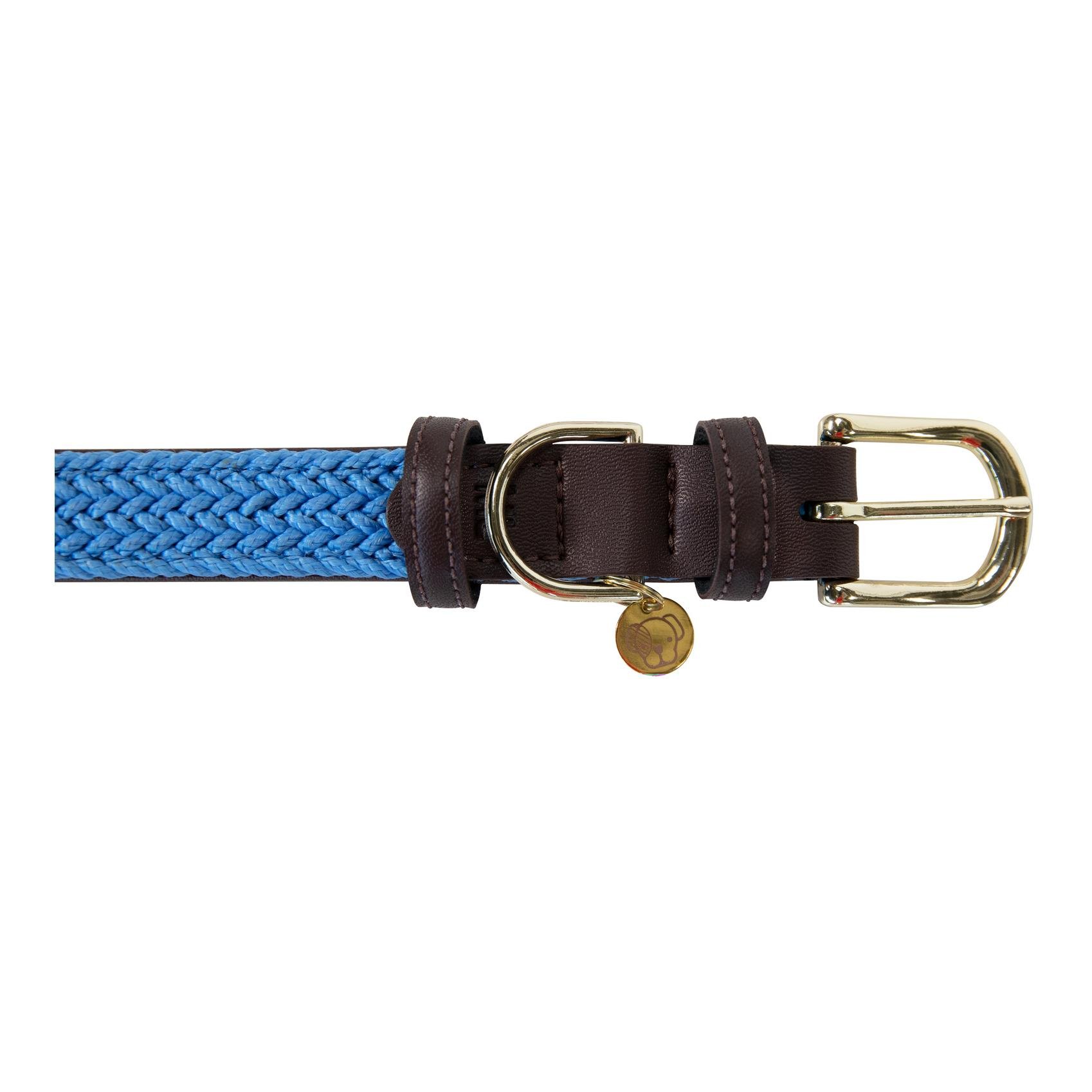 Hundehalsband Nylon geflochten