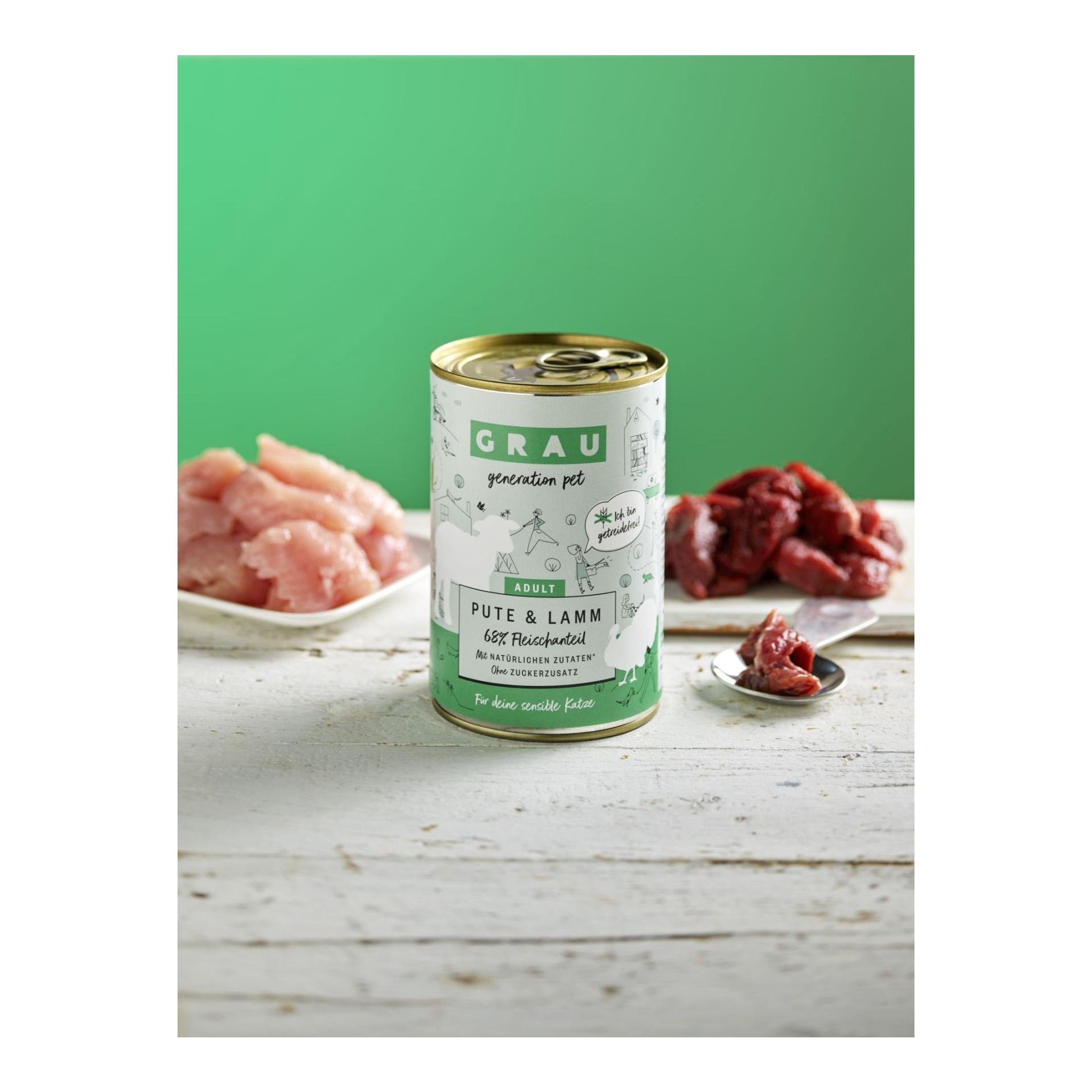 Nassfutter Pute und Lamm