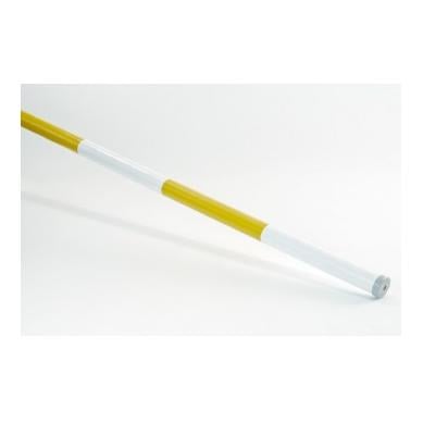 Barres d’obstacles en bois - jaune/blanc