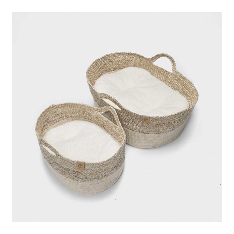 Hundebett Cuddly - ecru