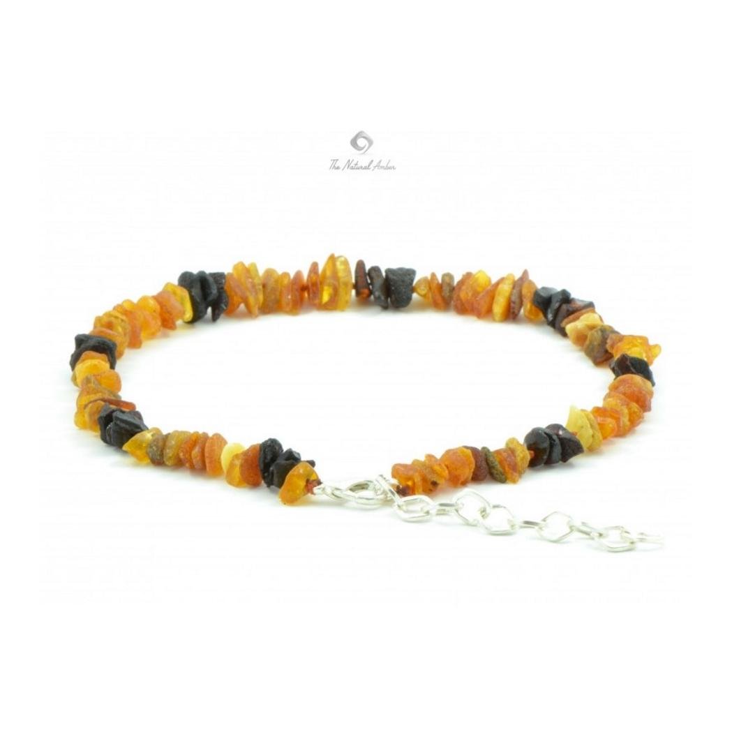 Image of Natural Amber Bernsteinkette für Hunde dunkel verstellbar mit Kette - Beige / Nude - bei Hauptner.ch