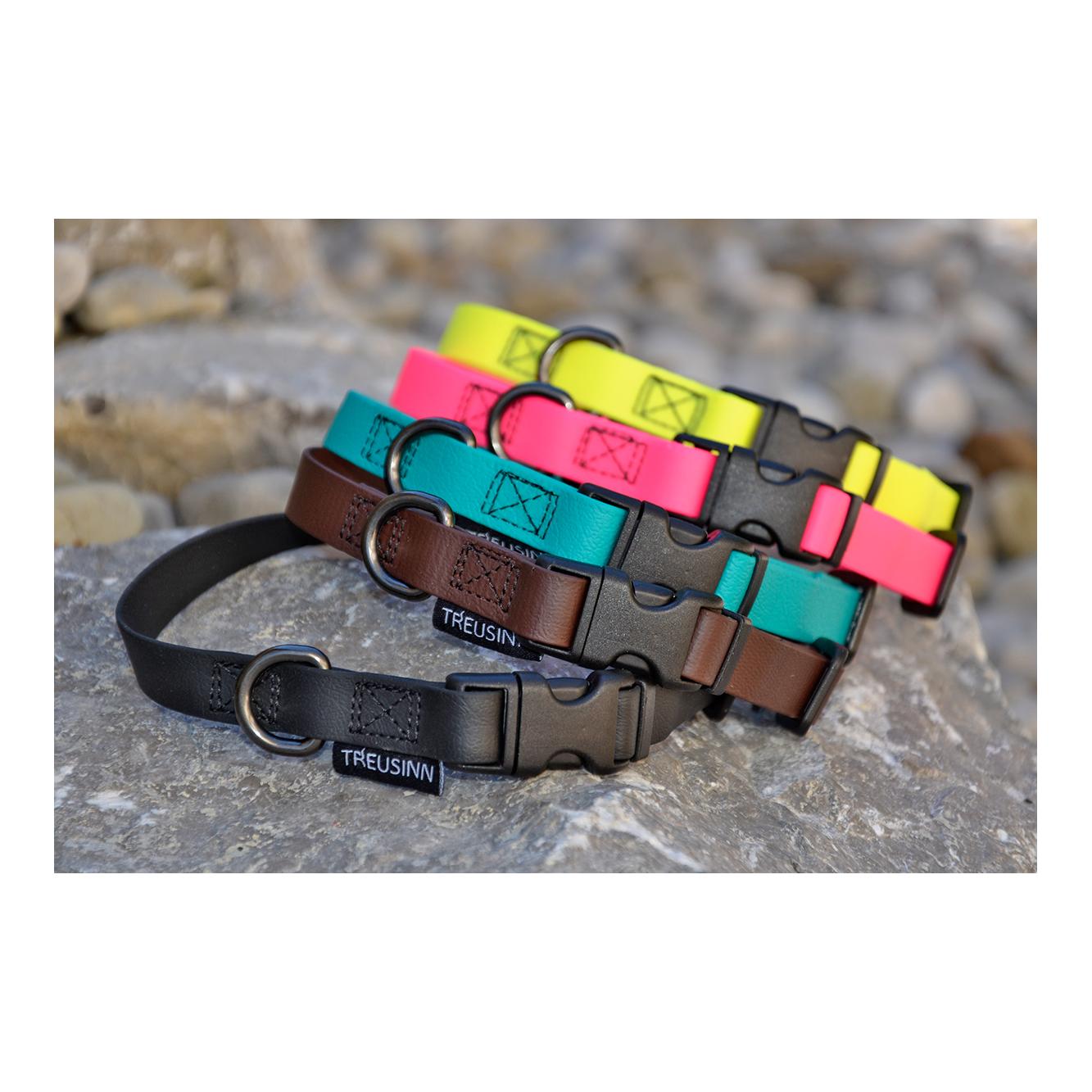 Collier pour chien Biothane STAY - noir