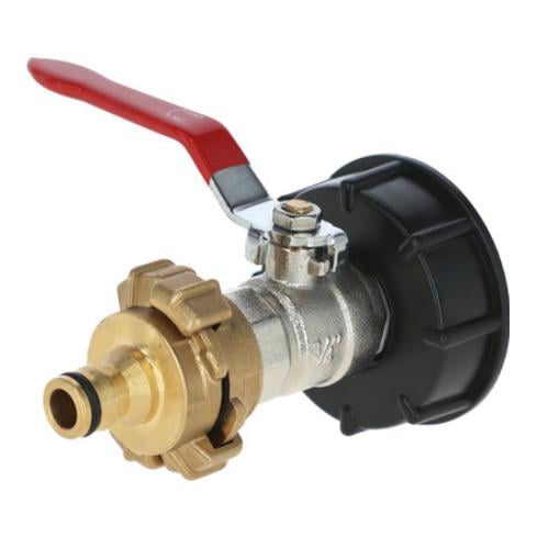 IBC Adapter S60x6, mit Geka Kupplung und Gardena-Anschluss