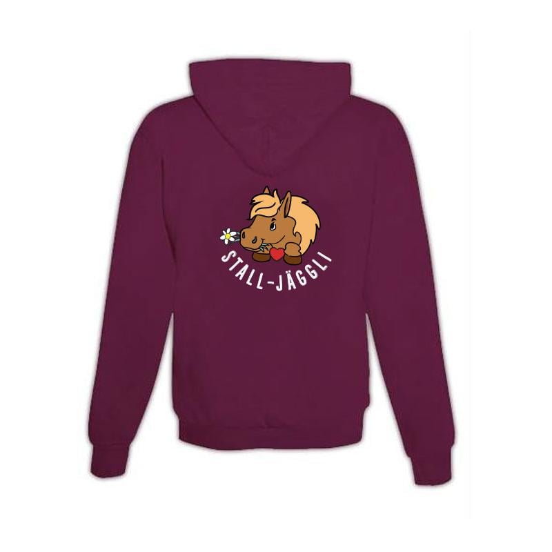 Image of Soulhorse Hoodie Stalljäggli Unisex - Burgundy - bei Hauptner.ch