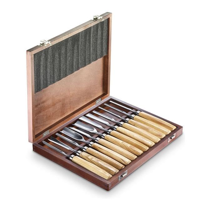 Holzbildhauer-Satz, 12-tlg.