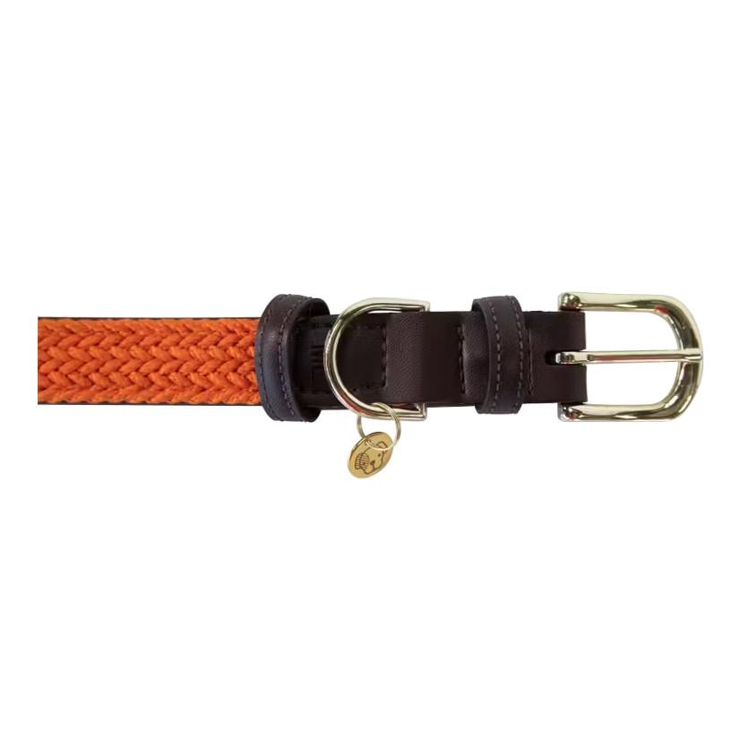 Hundehalsband Nylon geflochten