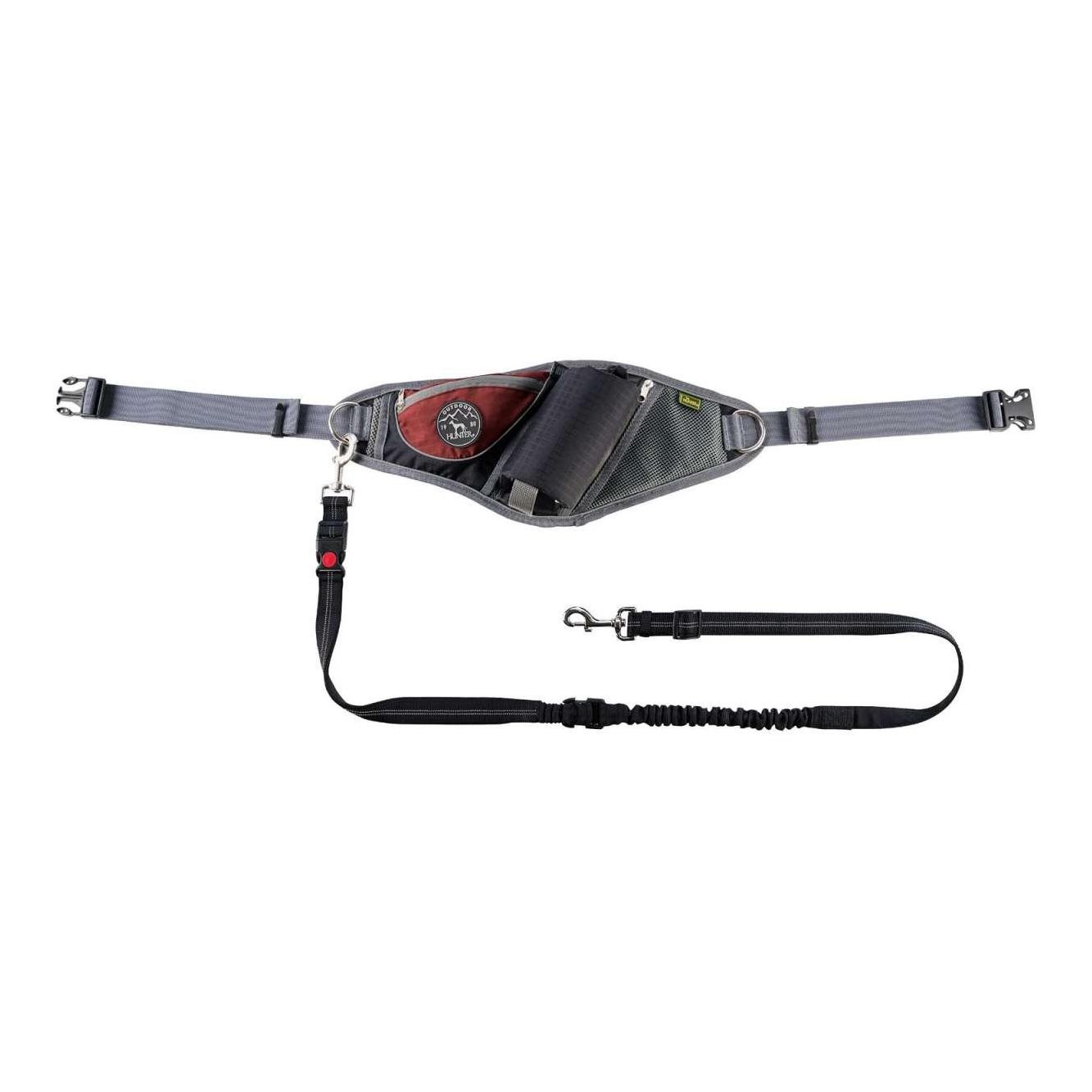 Image of Hunter Gürteltasche mit Antiruckleine Jasper - rot/grau bei Hauptner.ch