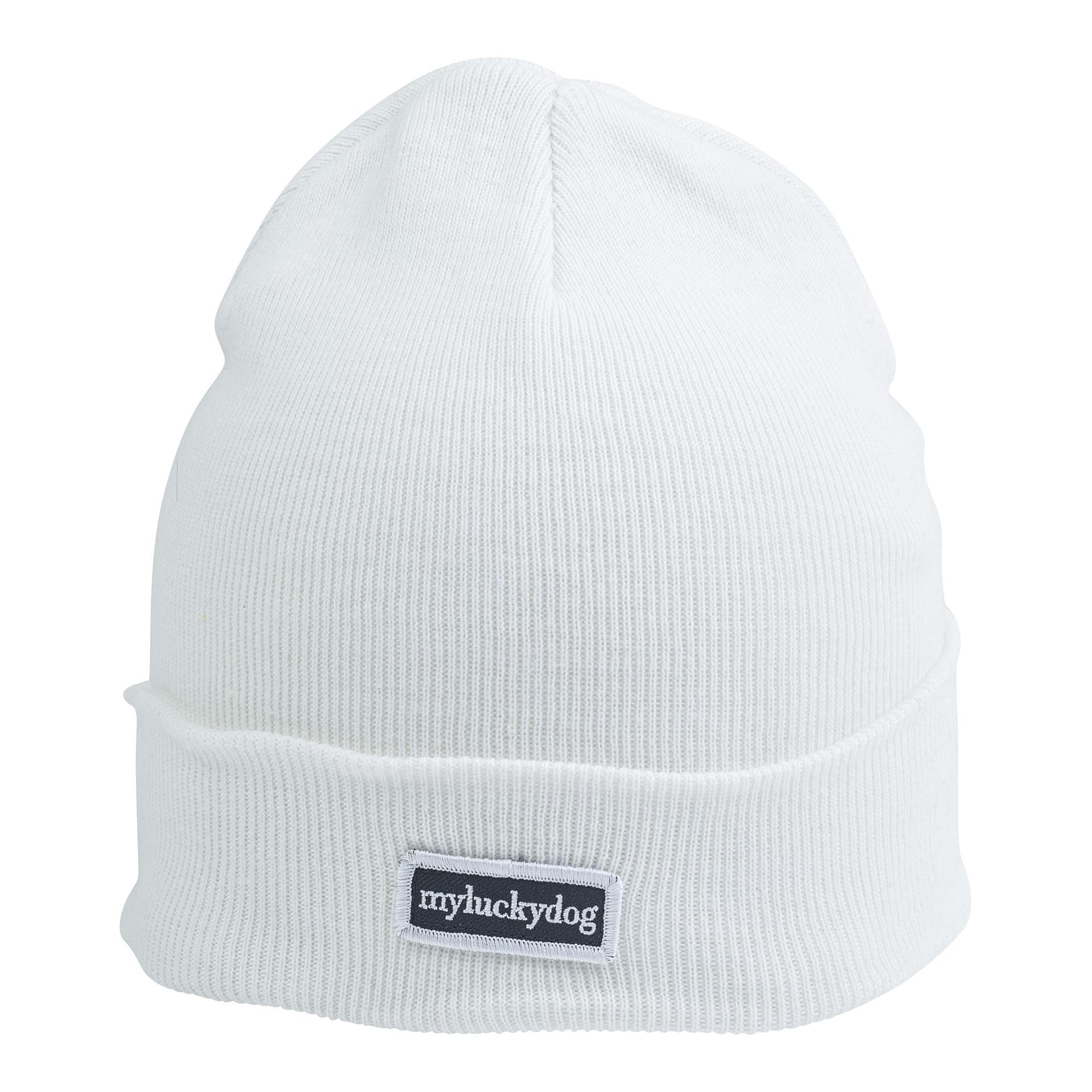 Image of MyLuckyDog Cuffed Beanie - off white bei Hauptner.ch