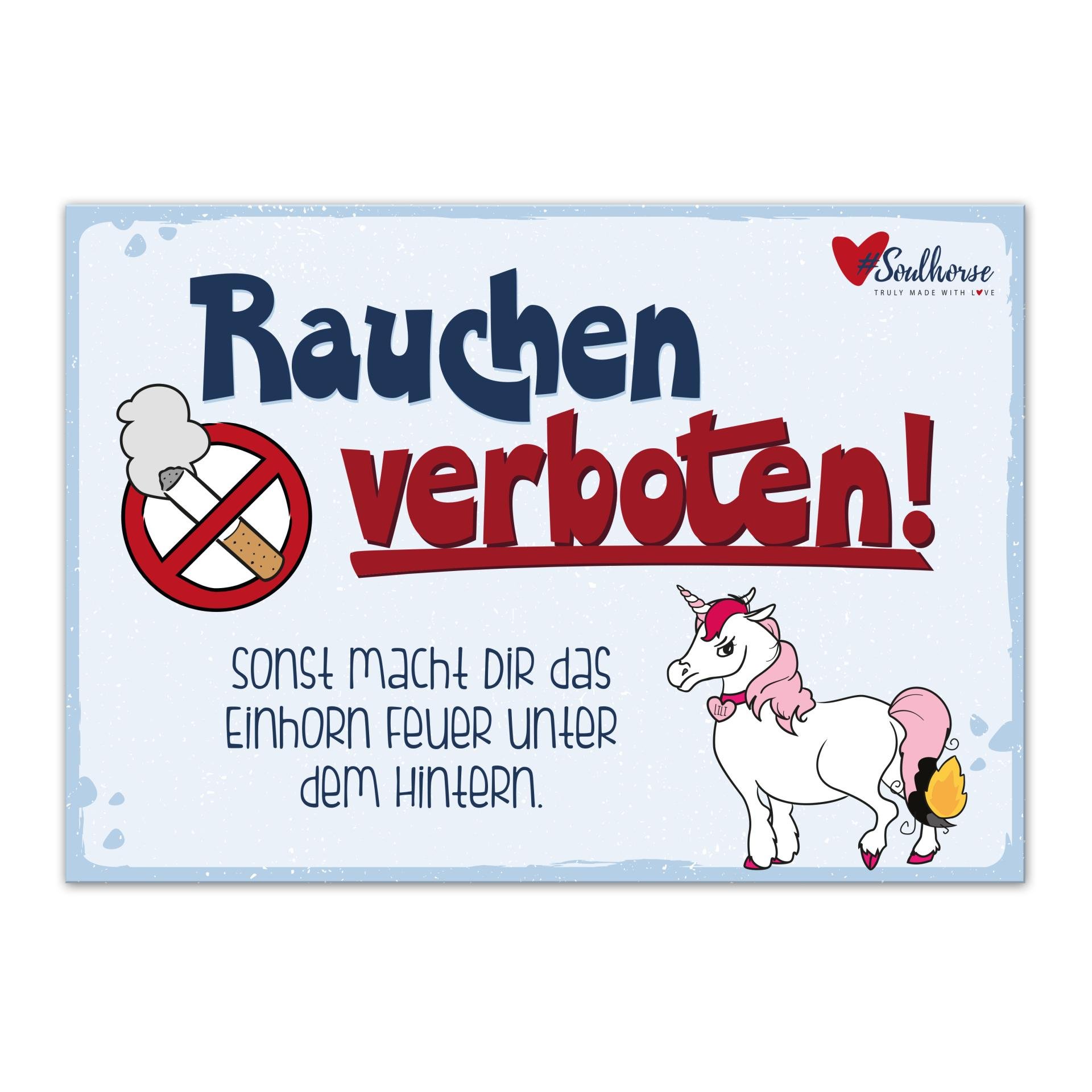 “Rauchen” Stallschild