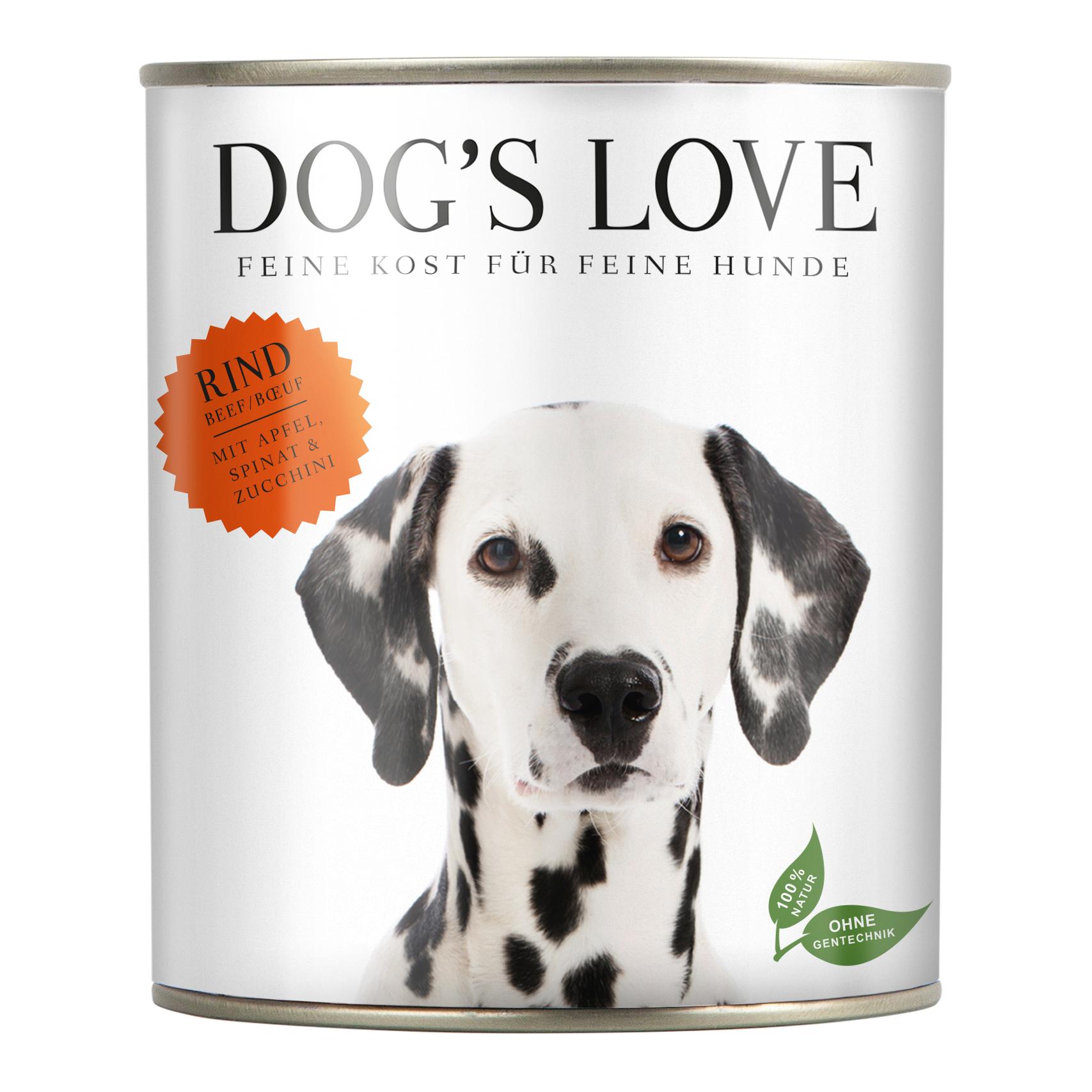 Nassfutter Menü Classic Rind mit Apfel, Spinat und Zucchini