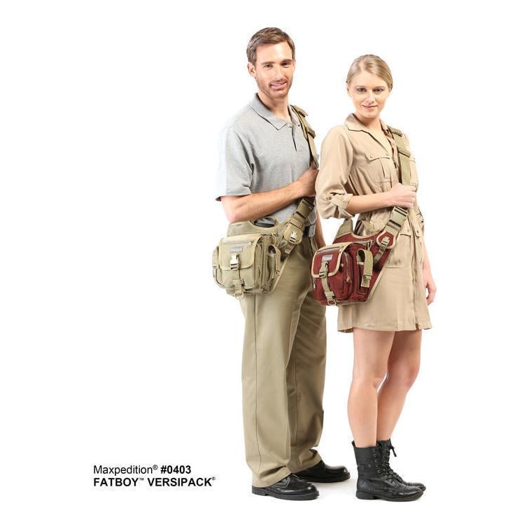 FatBoy Versipack Umhängetasche Schwarz