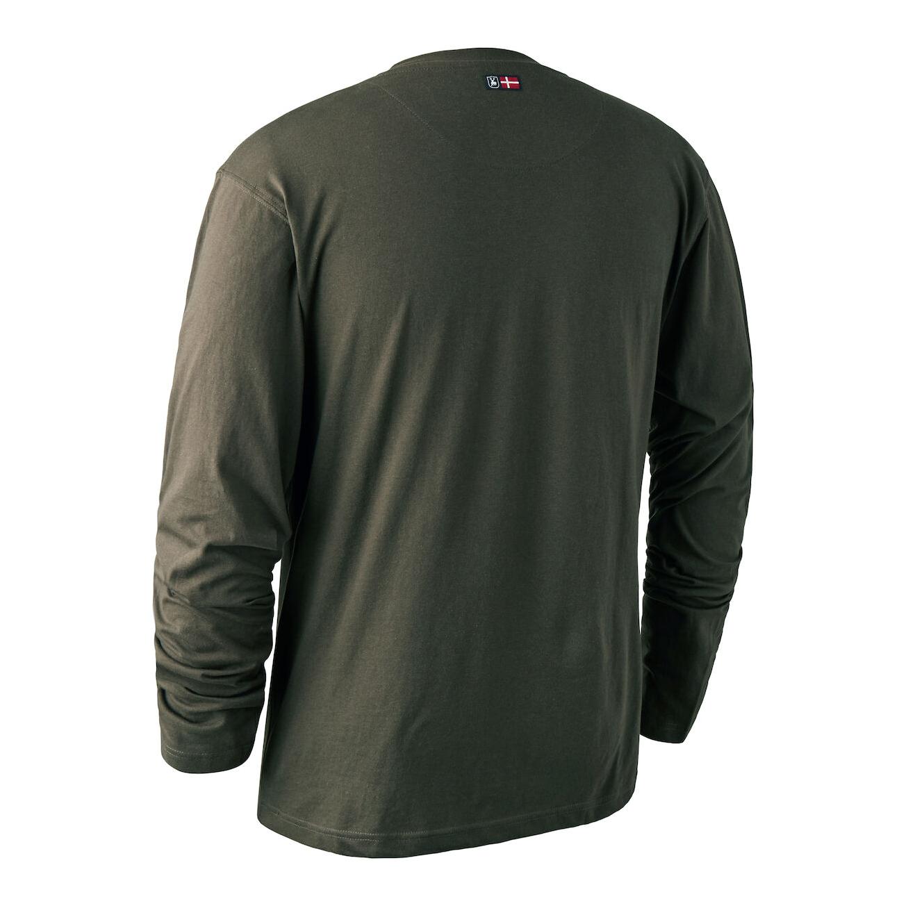 Langarm Shirt - oliv