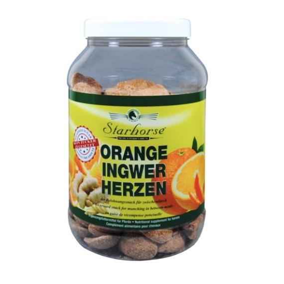 Image of Starhorse Leckerli Orange-Ingwer-Herzen bei Hauptner.ch