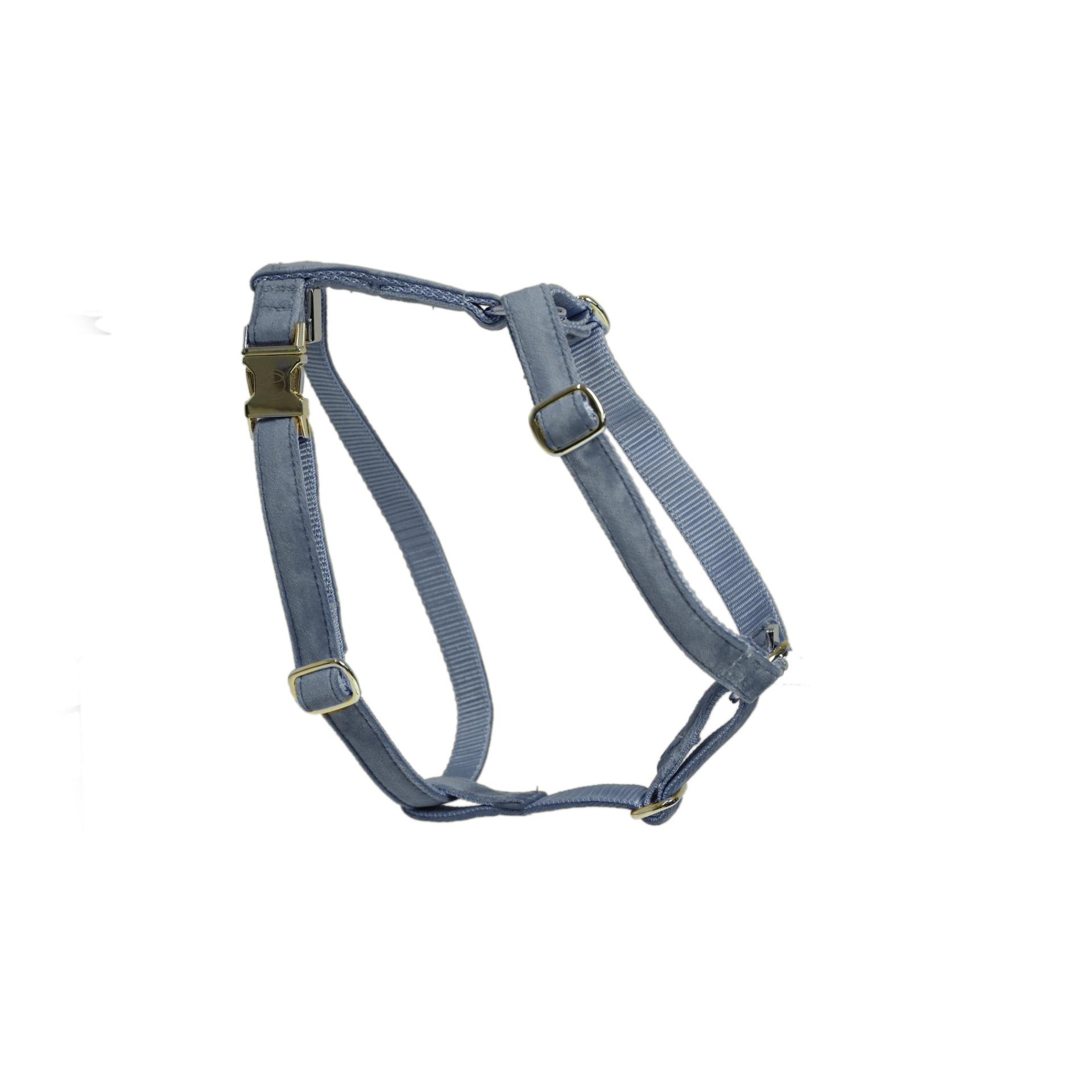 Hundegeschirr Loop Velvet - light blue