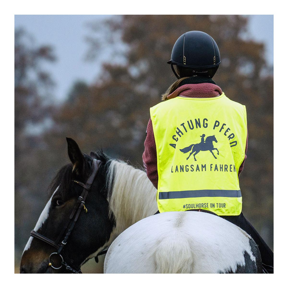 Warnweste "Achtung Pferd"