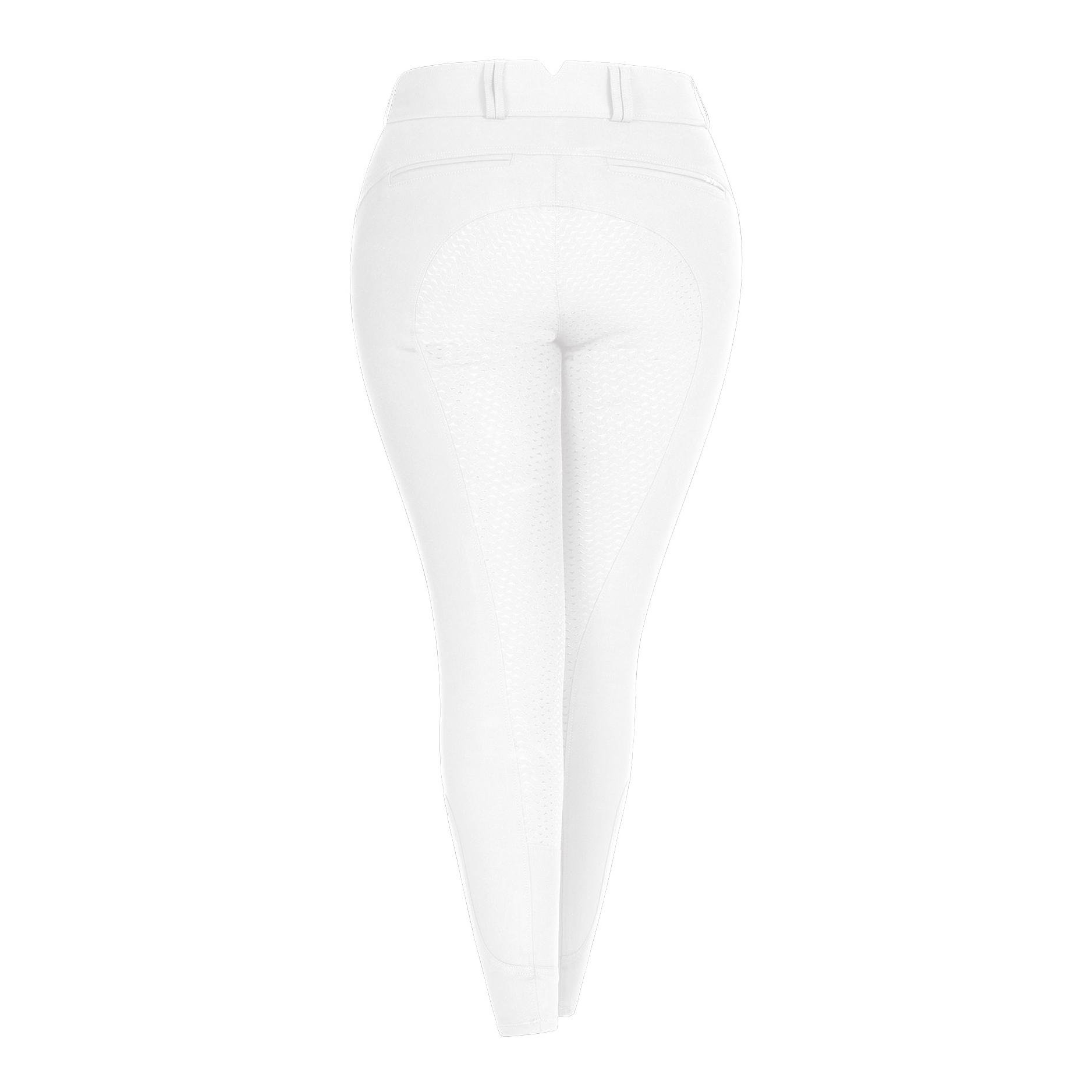 Elly Silikon Reithose PlusSize Damen - weiss