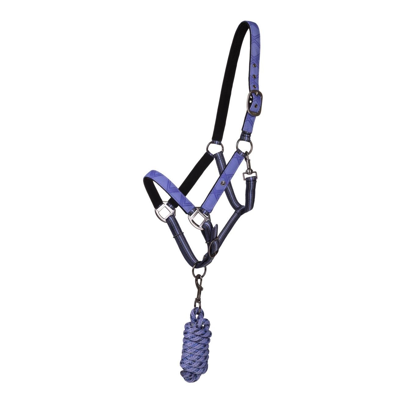 Hobby Horse Set - A3 Halfter Mit Weißem Fell & Kordelzug