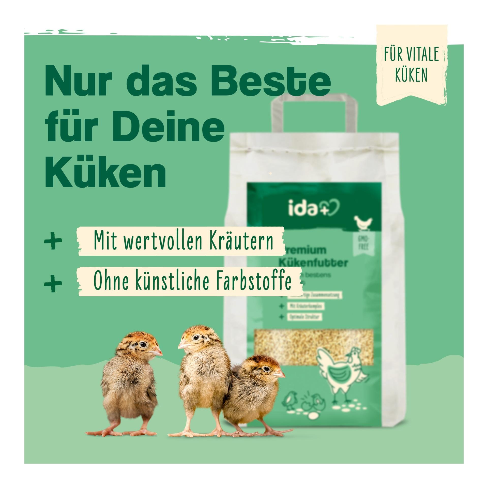 IdaPlus Kükenfutter Spezial – Aufzuchtfutter
