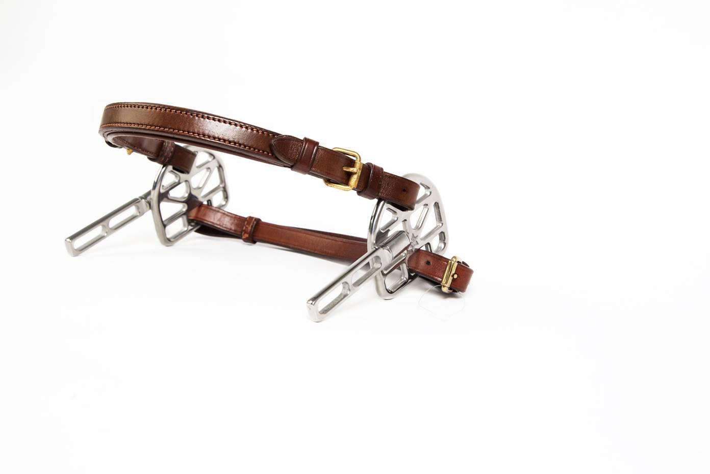 Gebisslose Zäumung (ohne Kopfzeug) - braun