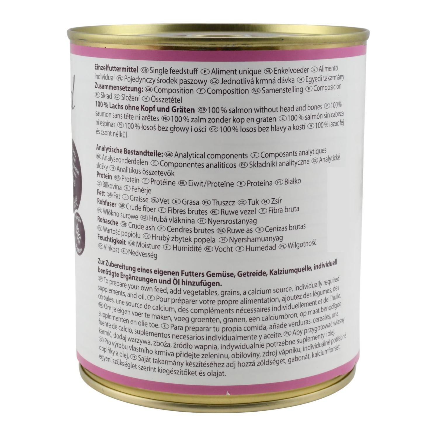 Reinfleisch-Dose Lachs