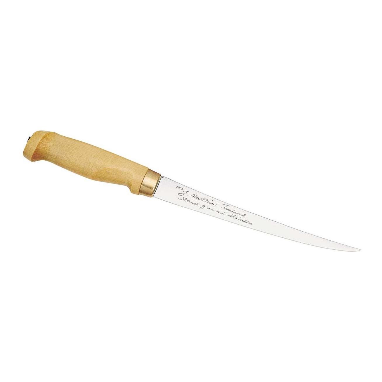 Image of Marttiini Finnisches Filetiermesser, Klinge 19 cm, Holzgriff - Beige / Nude - bei Hauptner.ch