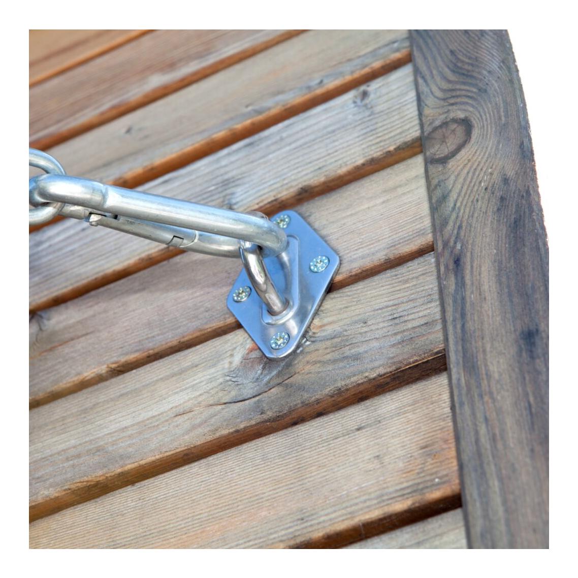 Halte-Öse, Edelstahl