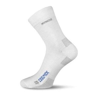 OLI Coolmax® Trekking-Socke Unisex halbhoch - weiss