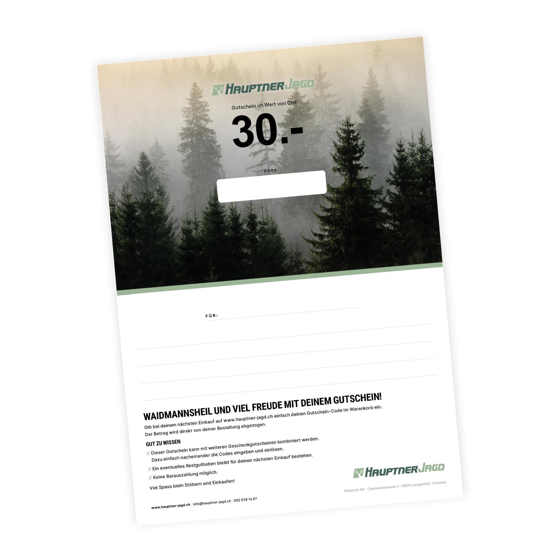 PDF Gutschein hauptner-jagd.ch