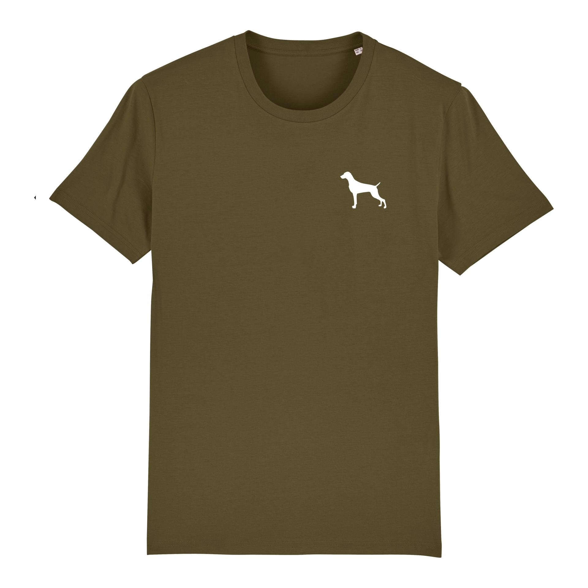 Image of Hauptner Jagd T-Shirt Weimaraner klein - British Khaki - bei Hauptner.ch