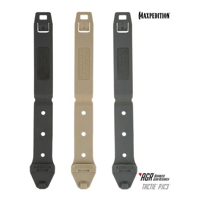 TacTie PJC3 Befestigungsband (6er Pack) - Schwarz