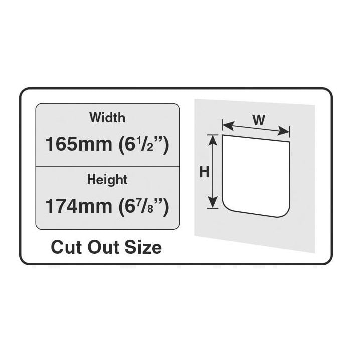 4-Wege Katzentüre mit Tunnel bis 50mm