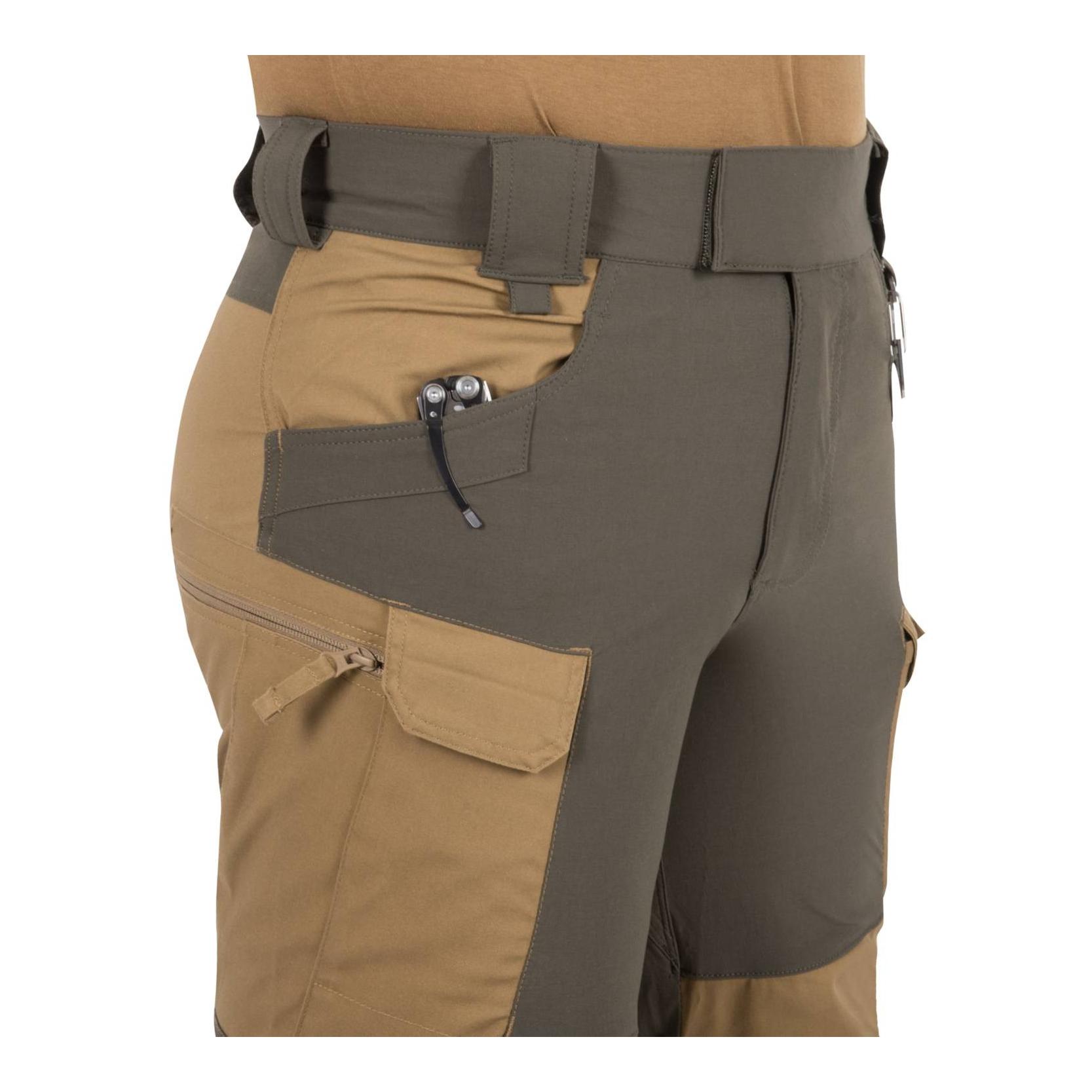 Hybrid Outback Hose - Koyote/Taiga grün