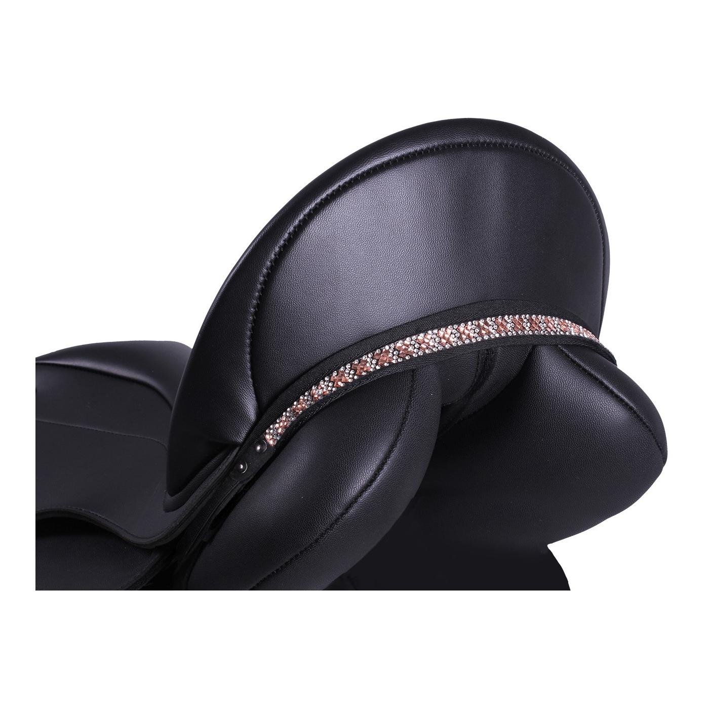 Image of QHP Macey Sattelschmuck - schwarz/ silber - Schwarz/Silber - bei Hauptner.ch