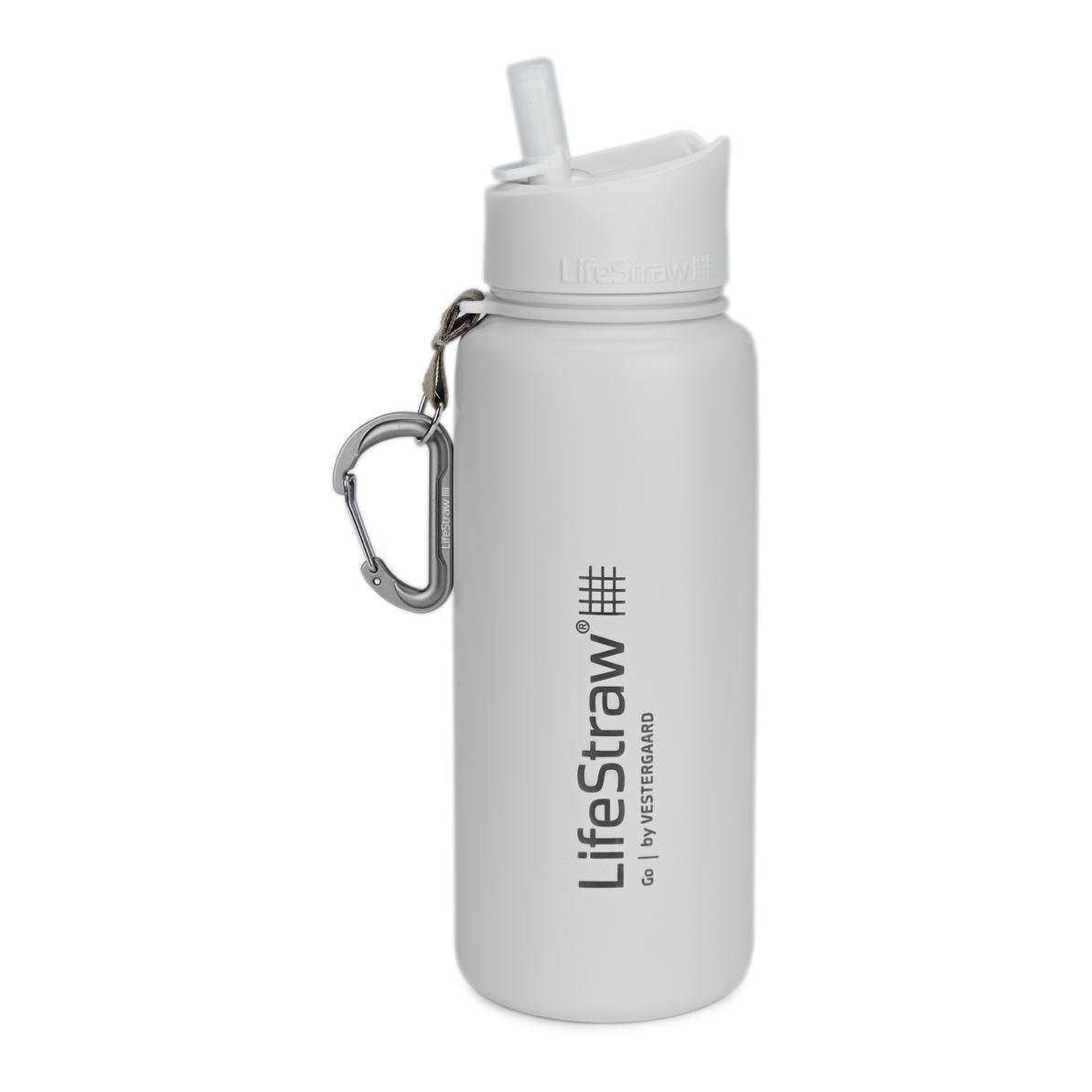 Image of LifeStraw Go doppelwandige isolierte Edelstahl-Wasserflasche mit Filter - Weiss bei Hauptner.ch